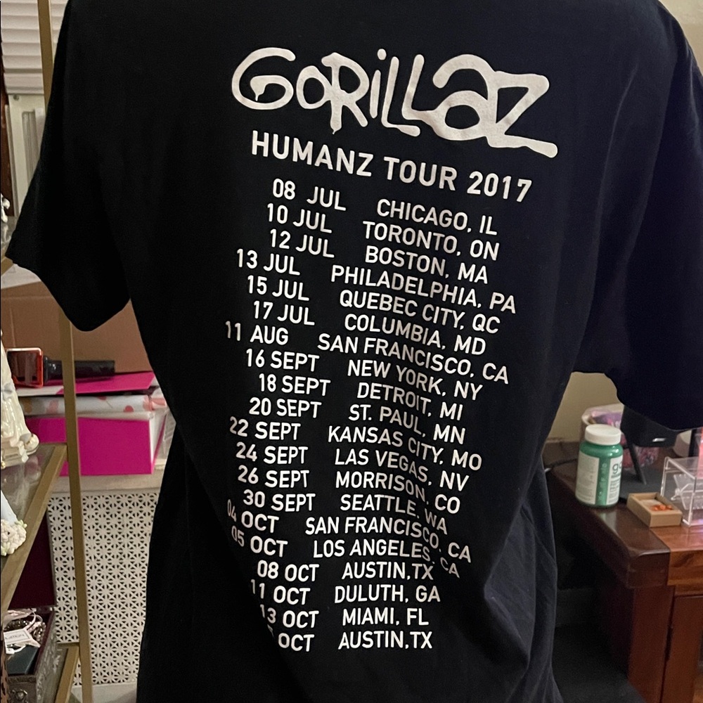 Gorillaz Humanz Tour 2017 Shirt - Picture 3 of 6